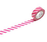 mt Masking Tape 1P"Stripe Magenta" Washi Masking Tape - Magenta