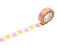 MT Masking Tape "Triangle and Diamond Washi Masking Tape - Pink
