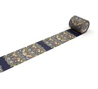 MT Morris & Co. Washi Masking Tape 50mm x 7m - Strawberry Thief Indigo/Mineral