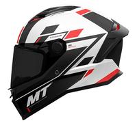 MT Motorcycle Helmet - Full Face - ECE 22.06 - MT Stinger 2 Zivze A5 Gloss Black White Red L