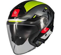 Mt Motorcycle Helmet Cosmo Sv Silence Black/Fluor Yellow M Black/Yellow Fluor M