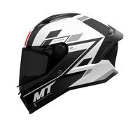 MT Motorcycle Helmet - Full Face - ECE 22.06 - MT Stinger 2 Zivze A2 Gloss Black White M