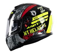 MT Motorcycle Helmet - Full Face - Thunder 3 Sniper - Gloss Black/Fluo Yellow - L