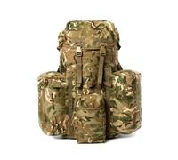 MT PLCE Tactical Backpack 120L with Internal Frame, Military Rucksack for Outdoor, Hiking, Survival Multi-terrian, Mtp, L, Laser-cut Molle