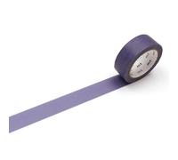 MT Solid Washi Paper Masking Tape, 3/5 in. x 23 ft. (Dark Violet) MT01P555