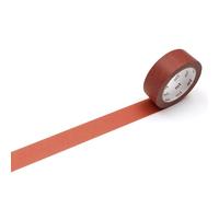 MT Solid Washi Paper Masking Tape, 3/5 in. x 23 ft. (Reddish Brown) MT01P553