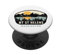 Mt St Helens Washington, WA Vacation Souvenir PopSockets Adhesive PopGrip