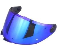 MT Stinger 2.0, Braker Motorcycle Helmet Visor, Dark Smoke, Iridium, Gold, Mirrored, Clear Options (Blue Iridium)