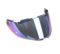 MT Stinger 2.0, Braker Motorcycle Helmet Visor, Dark Smoke, Iridium, Gold, Mirrored, Clear Options (Purple)