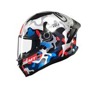 MT Stinger 2.0 Motorcycle Helmet Yozu A7 Gloss Blue White (XL)