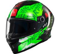 MT Stinger 2.0 Motorcycle Helmet Ardent C6 Gloss Green (XS)
