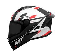MT Motorcycle Helmet - Full Face - ECE 22.06 - MT Stinger 2 Zivze A5 Gloss Black White Red L