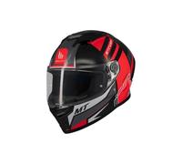 MT Stinger 2 full face helmet Tron gloss black red