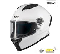 MT Stinger 2 Pure Full Face Motorcycle Motorbike Helmet White Black