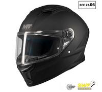 MT Stinger 2 Motorcycle Motorbike Helmet - Pure Matt Black