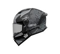 MT STINGER 2 TAGGER Integralhelm matt schwarz-grau B2 L