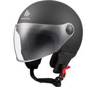 Mt Helmets Street S Solid Open Face Helmet Black M unisex