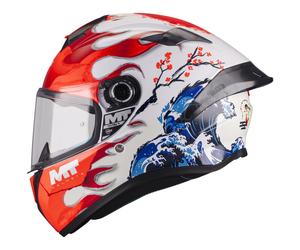 MT Targo S 22.06 Motorbike Motorcycle Helmet - Yamanaka Gloss
