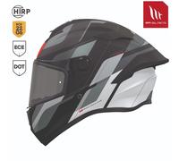 MT Targo S Motorcycle Helmet Blaster B12 Matt Grey (M)