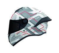 MT Targo S Motorcycle Helmet Brik D2 Gloss White (M)