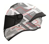 MT Targo S Motorcycle Helmet Brik D2 Gloss White (M)