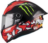 MT TARGO S PIQUERAS Integralhelm rot-schwarz-weiss B5 L