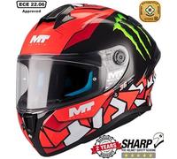MT TARGO S PIQUERAS Integralhelm rot-schwarz-weiss B5 XL