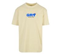 Mister Tee Men's Bugs Oversize Tee T-Shirt, Soft Yellow, XS