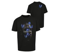 MT Upscale Men's Le Papillon Oversize Tee T-Shirt, Black, XS