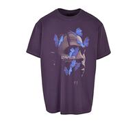 MT Upscale Men's Le Papillon Oversize Tee T-Shirt, purplenight, XL