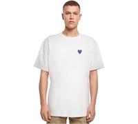 MT Upscale Men's Mt3017-a Little Dream of Me Heavy Oversize Tee T-Shirt, White, XXL Plus Tall