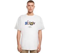 MT Upscale Men's Mister T-Shirt Brklyn Oversize Tee, 100% Cotton, White, 3XL (Tall)