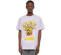 MT Upscale Men's Mister T-Shirt Power Foward 2.0 Oversize Tee, 100% Cotton, Lilac, XL, Fliederfarben, XXL