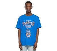 MT Upscale Men's Mister Upscale Teamdream Heavy Oversize Tee T-Shirt, 100% Cotton, Cobalt Blue, XL, XXL