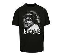 MT Upscale Men's Mt2463-eazy-e Paintbrush Oversize Tee T-Shirt, Black, XS