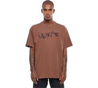 MT Upscale Men's Mt2878-Giza Oversize Tee T-Shirt, Bark, 3XL