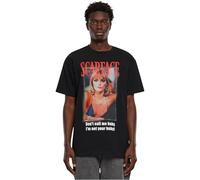 MT Upscale Men's Mt3004-scarface Don't Call Me Baby Heavy Oversize Tee T-Shirt, Black, S