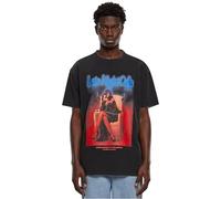 MT Upscale Men's Mt3007-late Night Calls Acid Heavy Oversize Tee T-Shirt, Black, S