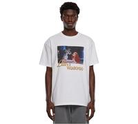 MT Upscale Men's Mt3010-lilli E Il Vagabondo Heavy Oversize Tee T-Shirt, White, M