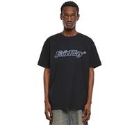 MT Upscale Men's Mt3108-Playfair Heavy Oversize Tee T-Shirt, Black, XS Große Größen Tall