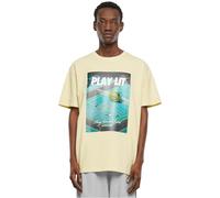 MT Upscale Men's Mt3119-Playlit Heavy Oversize Tee T-Shirt, Soft Yellow, XS