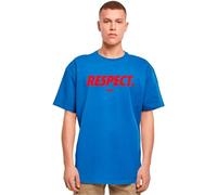 MT Upscale Men's Mt3124-Football's Coming Home Respect Oversize Tee T-Shirt, Cobalt Blue, XS Große Größen Tall