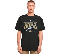 MT Upscale Men's Mt3261-calling Home Oversize Tee T-Shirt, Black, M