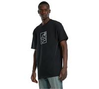 MT Upscale Men's Mt3311-more Peace Oversize Tee T-Shirt, Black, XS
