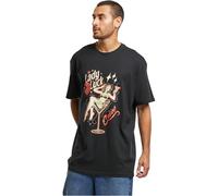 MT Upscale Men's Mt3459-lady Luck Oversize Tee T-Shirt, Black, XS