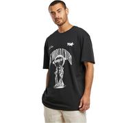 MT Upscale Men's Mt3470-your World Oversize Tee T-Shirt, Black, XS