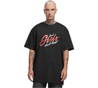 MT Upscale Men's Mt3498-good Girls Oversize Tee T-Shirt, Black, M