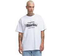 MT Upscale Men's Mt3526-compton Athletic Club Oversize Tee T-Shirt, White, XS