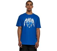 Mister Tee Men's Origami Heavy Oversize Tee T-Shirt, Cobaltblue, S