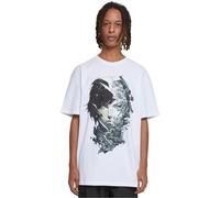 MT Upscale Men's Puppet Master Heavy Oversize Tee T-Shirt, White, 5XL (Tall)